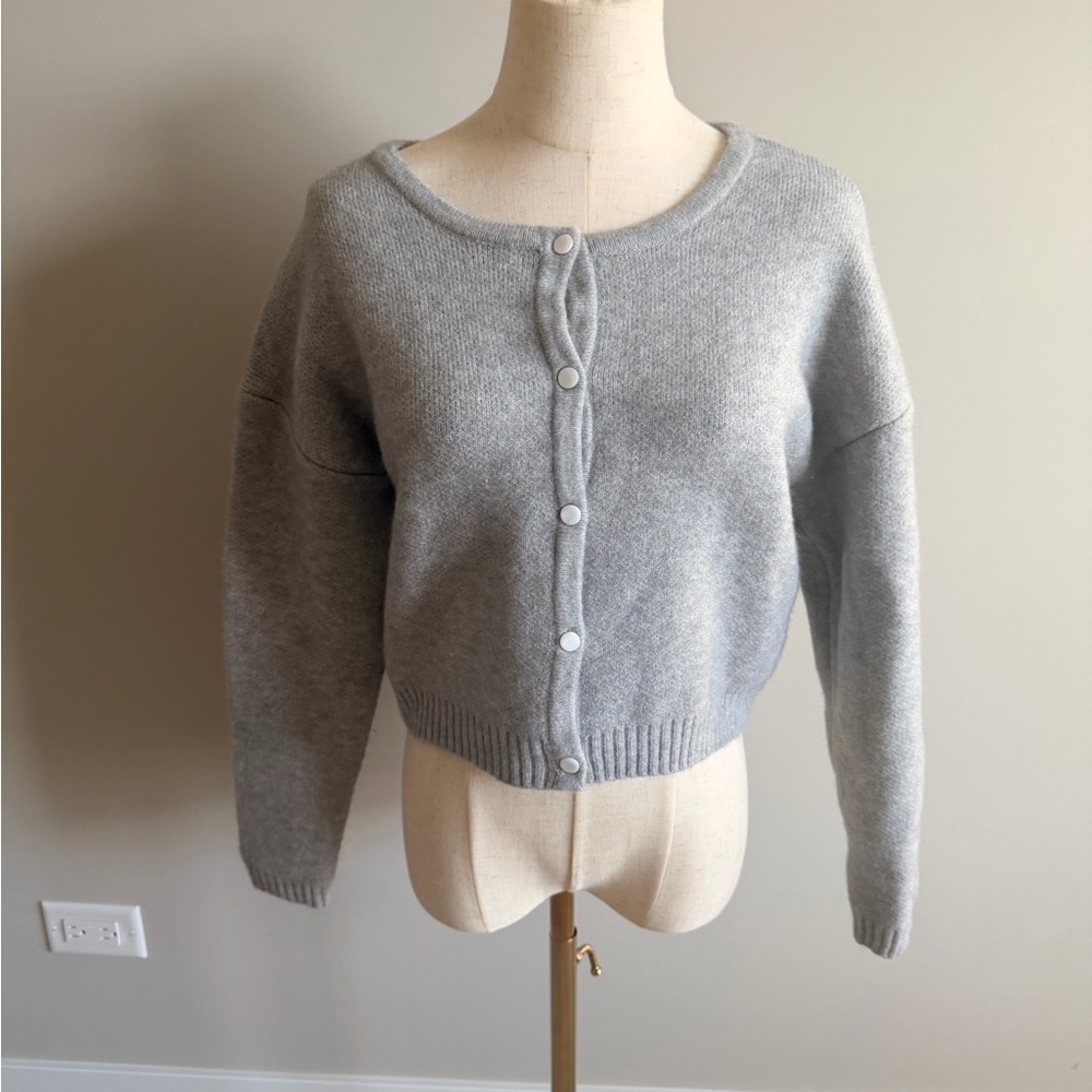Vici Light Gray Women's Cardigan